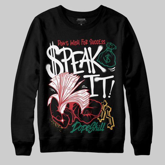 Jordan 3 Mexico 'El Vuelo' DopeSkill Sweatshirt Speak It Graphic Streetwear - Black