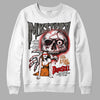 Jordan 3 Fire Red DopeSkill Sweatshirt Mystery Ghostly Grasp Graphic Streetwear - White