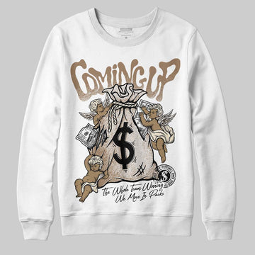 Jordan 5 SE “Sail” DopeSkill Sweatshirt Money Bag Coming Up Graphic Streetwear - White