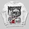 Jordan 3 Retro Black Cat DopeSkill Long Sleeve T-Shirt Mystery Ghostly Grasp Graphic Streetwear - White