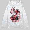 Jordan 1 Low OG "Chicago" DopeSkill Hoodie Sweatshirt Smile Through The Pain Graphic Streetwear - White