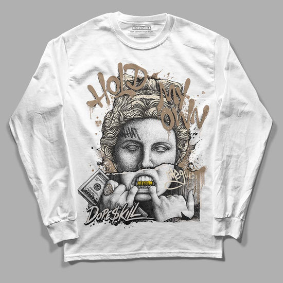 Jordan 5 SE “Sail” DopeSkill Long Sleeve T-Shirt Hold My Own Graphic Streetwear - White