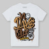 Jordan 1 High OG Black Metallic Gold DopeSkill Toddler Kids T-shirt No Days Off Graphic Streetwear - White