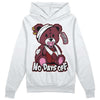 Jordan 1 Retro High OG “Team Red” DopeSkill Hoodie Sweatshirt Hurt Bear Graphic Streetwear - White