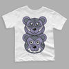 Jordan 5 Retro Low Indigo Haze DopeSkill Toddler Kids T-shirt Leather Bear Graphic Streetwear - White