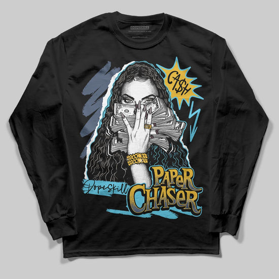 Jordan 11 Retro Gamma Blue (2025) DopeSkill Long Sleeve T-Shirt NPC Graphic Streetwear - black