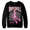 Dunk Low LX Pink Foam DopeSkill Sweatshirt Thunder Dunk Graphic Streetwear - Black 