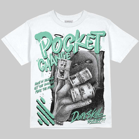 Jordan 3 "Green Glow" DopeSkill Oversize Print T-Shirt Pocket Change Graphic Streetwear