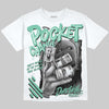 Jordan 3 "Green Glow" DopeSkill Oversize Print T-Shirt Pocket Change Graphic Streetwear