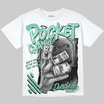 Jordan 3 "Green Glow" DopeSkill Oversize Print T-Shirt Pocket Change Graphic Streetwear