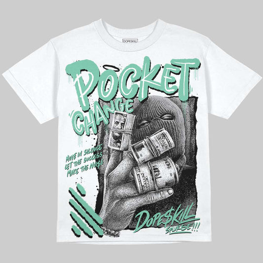 Jordan 3 "Green Glow" DopeSkill Oversize Print T-Shirt Pocket Change Graphic Streetwear