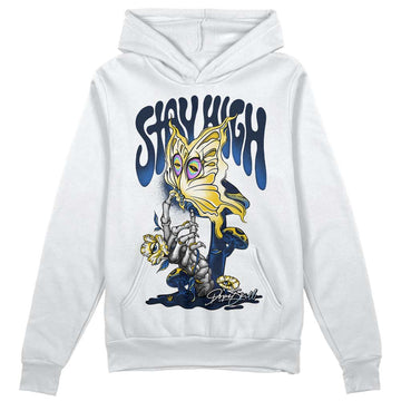 Dunk Low Vintage “Michigan” DopeSkill Hoodie Sweatshirt Stay High Graphic Streetwear - White