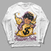 Jordan 1 Retro High OG Brotherhood DopeSkill Long Sleeve T-Shirt Heaven Sent Graphic Streetwear - White