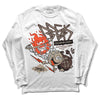 Jordan 1 High OG “Latte” DopeSkill Long Sleeve T-Shirt Break Through Graphic Streetwear - White 