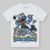 Jordan 12 Retro 'Melo' DopeSkill Toddler Kids T-shirt Born To Be Rich Graphic Streetwear - White