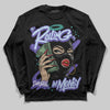Jordan 5 OG “Grape” DopeSkill Long Sleeve T-Shirt Rolling in Money Graphic Streetwear - Black
