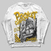 Yellow Sneakers DopeSkill Long Sleeve T-Shirt Pocket Change Graphic Streetwear - White