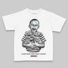 Jordan 4 Retro Valentine's Day (2026) (GS) DopeSkill Toddler Kids T-shirt Scared Money Don't Make No Money Graphic Streetwear - White 