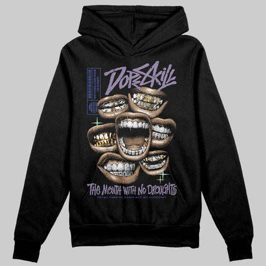 Jordan 1 Retro Low OG Zion Williamson Voodoo Alternate DopeSkill Hoodie Sweatshirt The Mouth With No Droughts Graphic Streetwear - Black