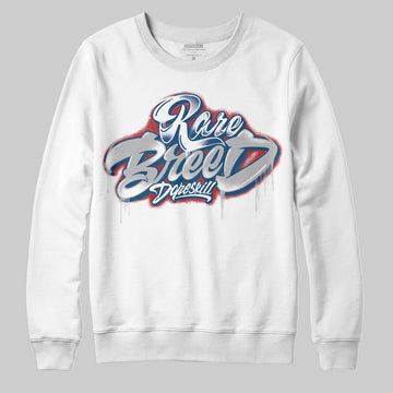Jordan 12 Retro French Blue (2025) DopeSkill Sweatshirt Rare Breed Type Graphic Streetwear