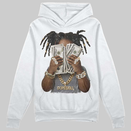 Jordan 9 Retro 'Flint Grey' 2026 DopeSkill Hoodie Sweatshirt Rich Youth Graphic Streetwear - White