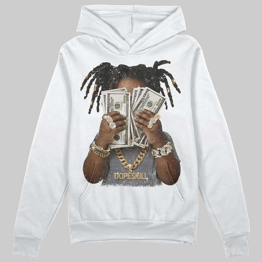 Jordan 9 Retro 'Flint Grey' 2026 DopeSkill Hoodie Sweatshirt Rich Youth Graphic Streetwear - White