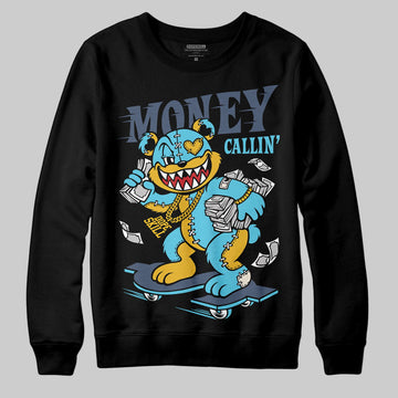 Jordan 11 Retro Gamma Blue (2025) DopeSkill Sweatshirt Money Callin' Graphic Streetwear - black