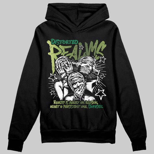 Foamposite Pro 'Pine Green' DopeSkill Hoodie Sweatshirt Distorted Realms Graphic Streetwear - Black