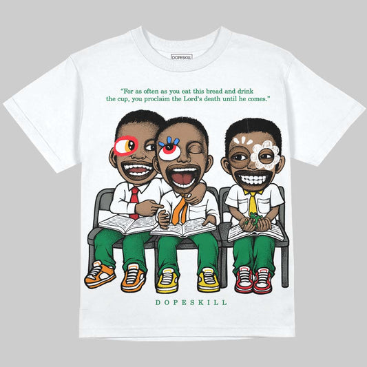 Jordan 5 “Lucky Green” DopeSkill Oversize Print T-Shirt First Sunday Graphic Streetwear