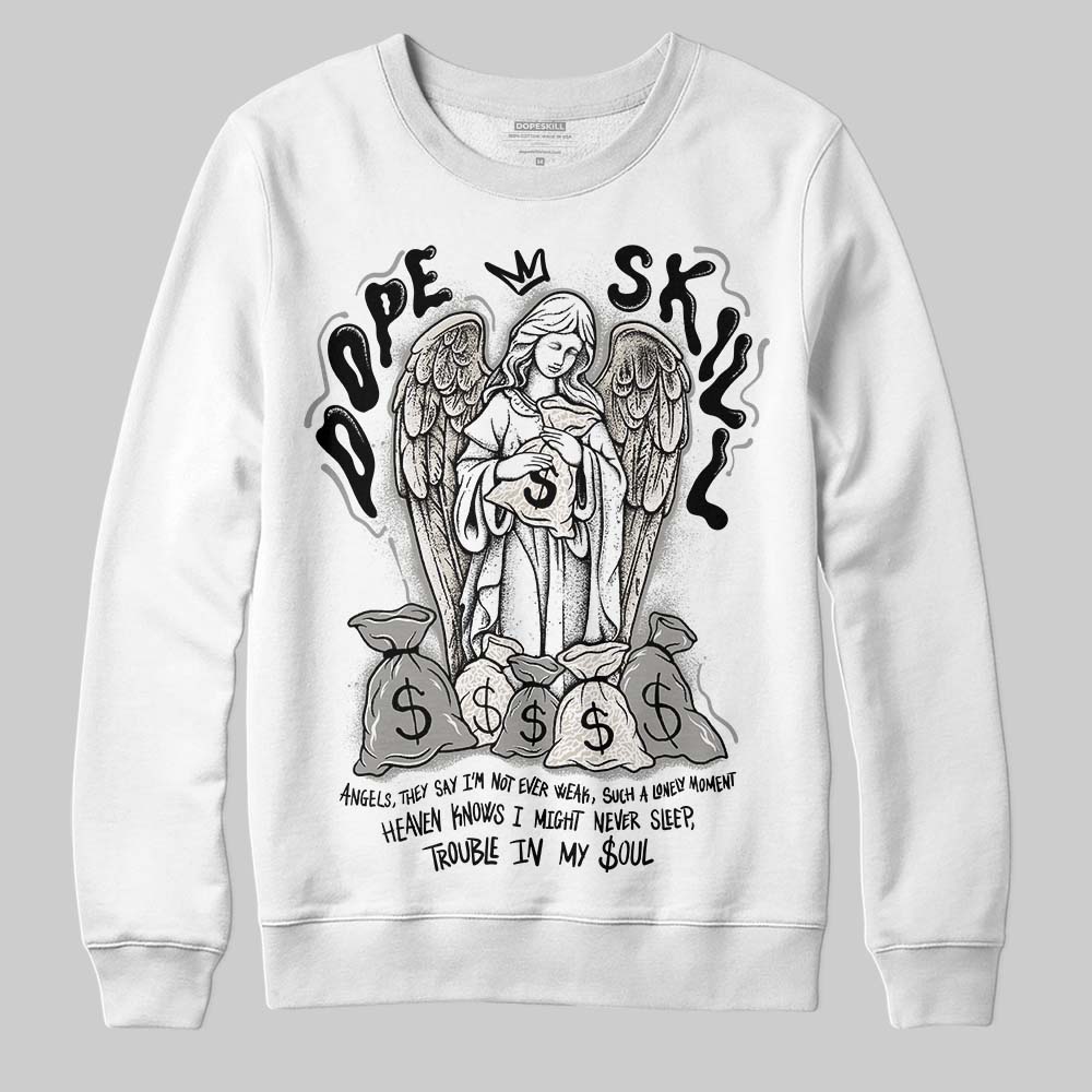 Jordan 3 Retro Pure Money DopeSkill Sweatshirt Angels Graphic Streetwear - White