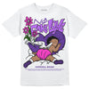 PURPLE Sneakers DopeSkill T-Shirt No Fake Love Graphic Streetwear - White