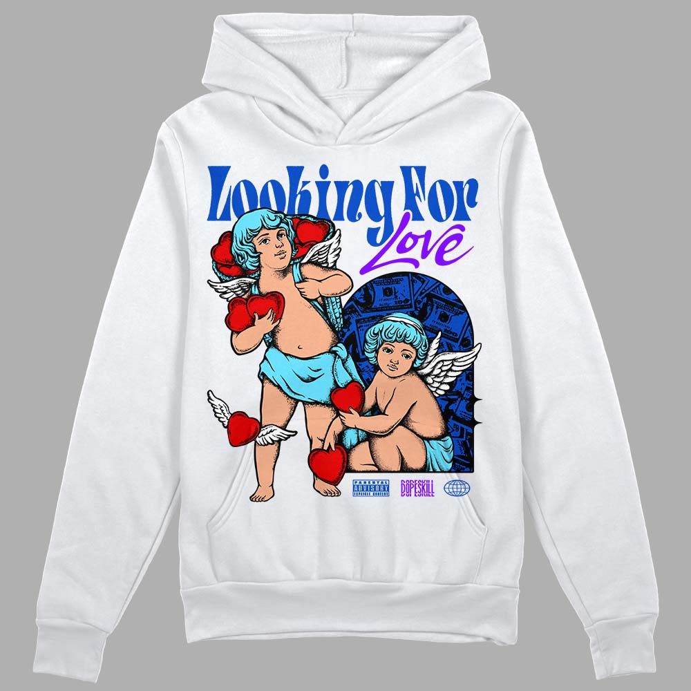 Dunk Low Argon DopeSkill Hoodie Sweatshirt Looking For Love Graphic Streetwear - White