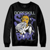 Jordan 4 Retro Lakers DopeSkill Sweatshirt Stay It Busy Graphic Streetwear - black