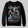 Jordan 3 GS “Denim/Pink Glow” DopeSkill Sweatshirt Broken Bones Graphic Streetwear - Black