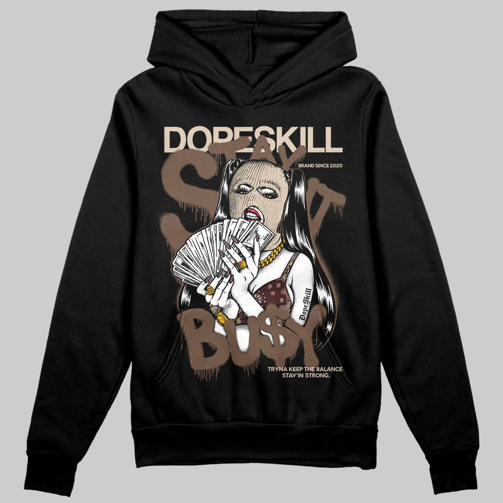 A Ma Maniére x Air Jordan 4 “Dark Mocha” DopeSkill Hoodie Sweatshirt Stay It Busy Graphic Streetwear - black