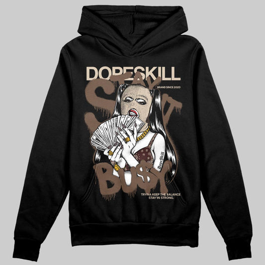 A Ma Maniére x Air Jordan 4 “Dark Mocha” DopeSkill Hoodie Sweatshirt Stay It Busy Graphic Streetwear - black