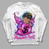 Dunk Low GS “Active Fuchsia” DopeSkill Long Sleeve T-Shirt Heaven Sent Graphic Streetwear - White