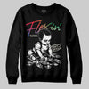 Jordan 11 Retro 285 Atlanta DopeSkill Sweatshirt Flexin' Graphic Streetwear - Black
