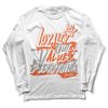 Jordan 3 Georgia Peach DopeSkill Long Sleeve T-Shirt LOVE Graphic Streetwear - White