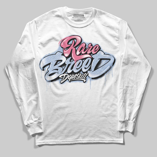 Jordan 3 GS “Cobalt Bliss” DopeSkill Long Sleeve T-Shirt Rare Breed Type Graphic Streetwear - White
