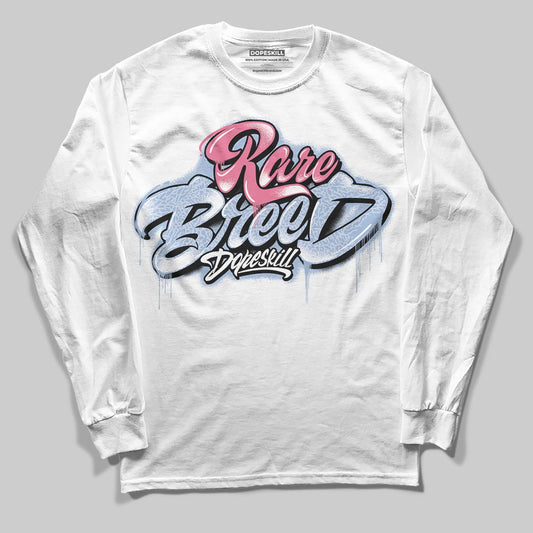 Jordan 3 GS “Cobalt Bliss” DopeSkill Long Sleeve T-Shirt Rare Breed Type Graphic Streetwear - White