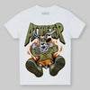 Olive Sneakers DopeSkill Toddler Kids T-shirt At The Top Graphic Streetwear - White