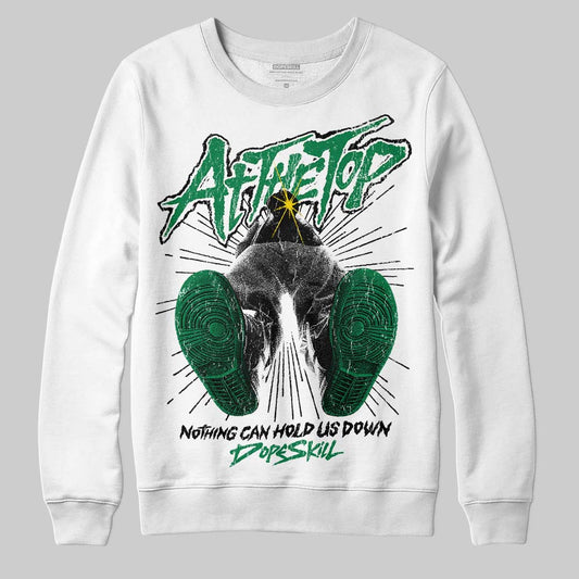 Green Sneakers DopeSkill Sweatshirt Nothing Can Hold US Down Graphic Streetwear - White