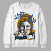 Dunk Blue Jay and University Gold DopeSkill Sweatshirt Hold My Own Graphic Streetwear - White