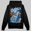 University Blue Sneakers DopeSkill Hoodie Grind Pray Graphic Streetwear - Black