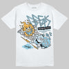 Vans Knu Stack Vintage Satin Dream Blue DopeSkill T-Shirt Break Through Graphic Streetwear - White