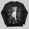 Jordan 3 “Medium Olive” aka “Family Affair” DopeSkill Long Sleeve T-Shirt Built Different Graphic Streetwear - Black