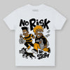 Jordan 12 Retro Black Taxi DopeSkill Toddler Kids T-shirt No Risk No Story Graphic Streetwear - White