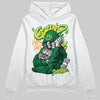 Green Sneakers DopeSkill Hoodie Grind Pray Graphic Streetwear - White 