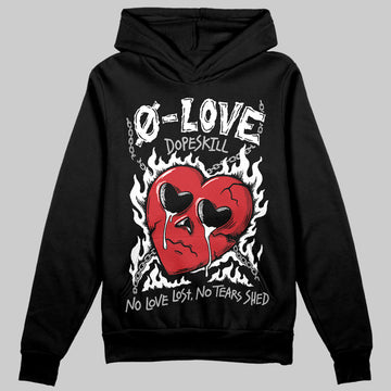 Jordan 3 OG “Black Cement” DopeSkill Hoodie Sweatshirt Crying Heart Graphic Streetwear - Black